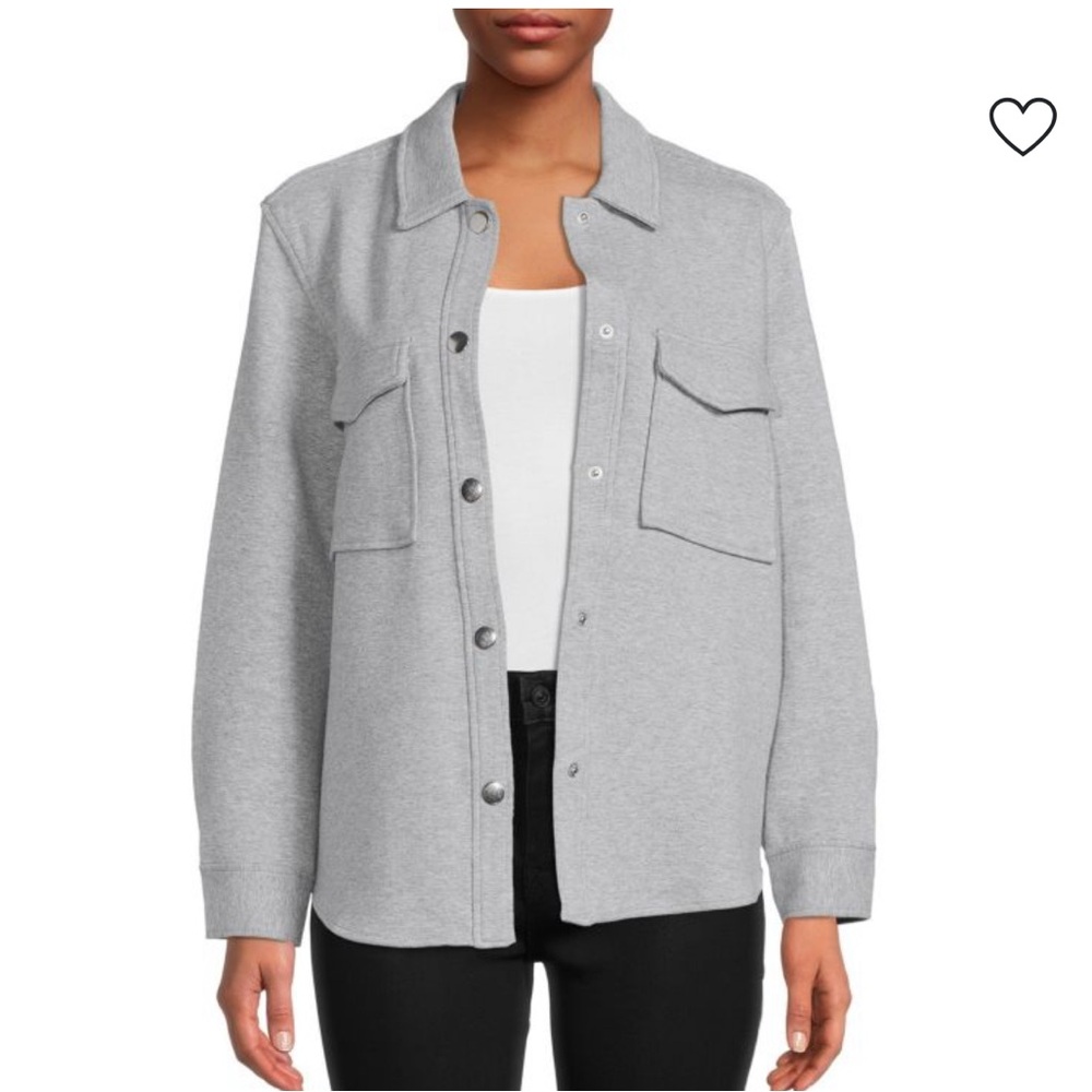 RAILS Turner Heathered Shirt Jacket in Gray Medium